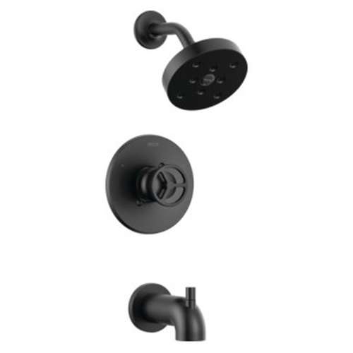 T14458-BL Trinsic H2O Tub Shower Trim, Matte Black