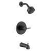 T14459-BL-PP Modern Monitor 14 Series Tub & Shower Trim, Matte Black