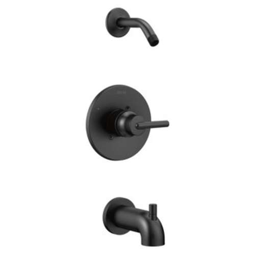 T14459-BLLHD Trinsic Monitor 14 Series Tub & Shower Trim Less Head, Matte Black
