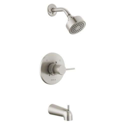 T14459-SS-PP Modern Monitor 14 Series Tub & Shower Trim, Stainless