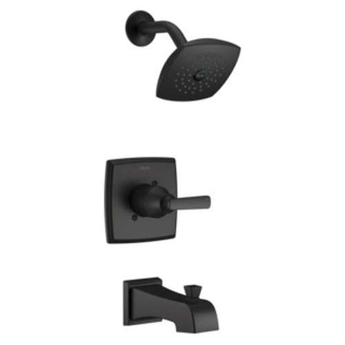 T14464-BL Ashlyn Monitor 14 Series Tub and Shower Trim, Matte Black