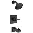 T14464-BL Ashlyn Monitor 14 Series Tub and Shower Trim, Matte Black