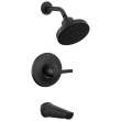 T14472-BL Galeon 14S Tub Shower Trim with H2OKinetic, Matte Black