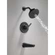 T14472-BL Galeon 14S Tub Shower Trim with H2OKinetic, Matte Black