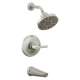 T14472-SS-PR Galeon 14S Tub Shower Trim with H2OKinetic, Lumicoat Stainless