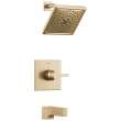 T14474-CZ Zura Monitor 14 Series H2Okinetic Tub and Shower Trim, Champagne Bronze