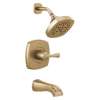 T14476-CZ Stryke 14 Series Tub and Shower, Champagne Bronze