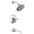 T14489-PR Tetra Monitor 14 Series Tub & Shower Trim, Lumicoat Chrome