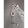 T14489-SS-PR Tetra Monitor 14 Series Tub & Shower Trim, Lumicoat Stainless