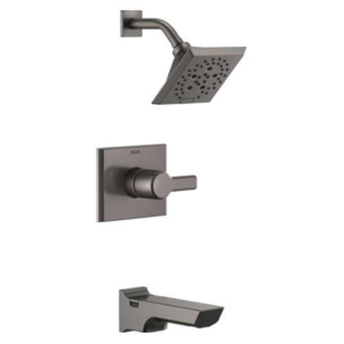 T14499-KS-PR Pivotal Monitor 14 Series H2Okinetic Tub and Shower Trim