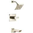 T14499-PN-PR Pivotal Monitor 14 Series H2Okinetic Tub and Shower Trim, Lumicoat Polished Nickel