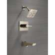 T14499-PN-PR Pivotal Monitor 14 Series H2Okinetic Tub and Shower Trim, Lumicoat Polished Nickel
