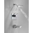 T14499-PR Pivotal Monitor 14 Series H2Okinetic Tub and Shower Trim, Lumicoat Chrome
