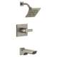 T14499-SS-PR Pivotal Monitor 14 Series H2Okinetic Tub and Shower Trim, Lumicoat Stainless