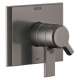 T17099-KS-PR Pivotal Monitor 17 Series Valve Only Trim, Lumicoat Black Stainless