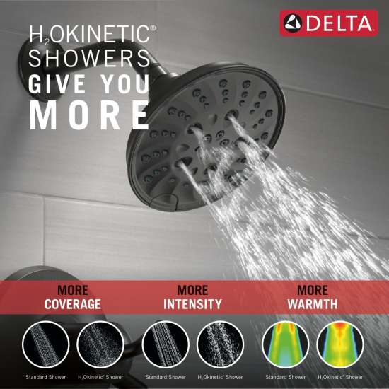 T17233-BL Kayra Monitor 17 Series Shower Trim, Matte Black
