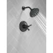 T17256-BL Dorval Monitor 17 Series Shower Trim, Matte Black