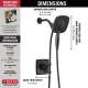T17264-BL-I Ashlyn Monitor 17 Series Shower Trim with In2ition, Matte Black