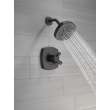 T17276-BL Stryke 17 Series Shower Only, Matte Black
