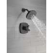T17276-BL Stryke 17 Series Shower Only, Matte Black