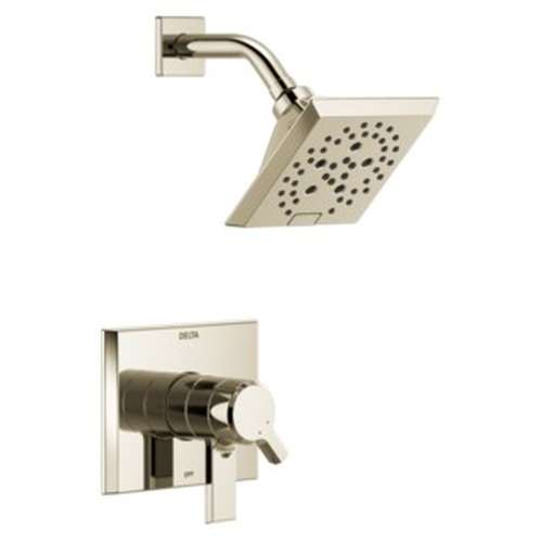 T17299-PN-PR Pivotal Monitor 17 Series H2Okinetic Shower Trim, Lumicoat Polished Nickel