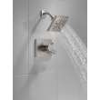 T17299-SS-PR Pivotal Monitor 17 Series H2Okinetic Shower Trim, Lumicoat Stainless