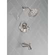 T17433-SS Kayra Monitor 17 Series Tub and Shower Trim, Stainless