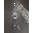 T17435-SS SAYLOR Monitor 17 Series Tub & Shower Trim, Stainless