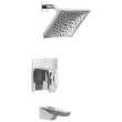 T17443-PR Trillian 17 Series H2Okinetic Tub Shower Trim, Lumicoat Chrome