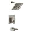 T17443-SS-PR Trillian 17 Series H2Okinetic Tub Shower Trim, Lumicoat Stainless
