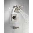 T17443-SS-PR Trillian 17 Series H2Okinetic Tub Shower Trim, Lumicoat Stainless