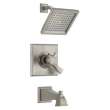 T17451-SS-WE Dryden Monitor 17 Series Tub & Shower Trim, Stainless