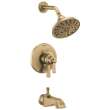 T17456-CZ Dorval Monitor 17 Series Tub & Shower Trim, Champagne Bronze