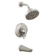 T17472-SS-PR Galeon 17S Tub Shower Trim with H2OKinetic, Lumicoat Stainless