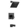 T17474-BL Zura Monitor 17 Series H2Okinetic Tub and Shower Trim, Matte Black