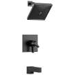 T17474-BL Zura Monitor 17 Series H2Okinetic Tub and Shower Trim, Matte Black