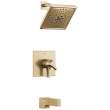 T17474-CZ Zura Monitor 17 Series H2Okinetic Tub and Shower Trim, Champagne Bronze