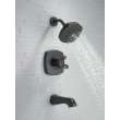 T17476-BL Stryke 17 Series Tub and Shower Only, Matte Black