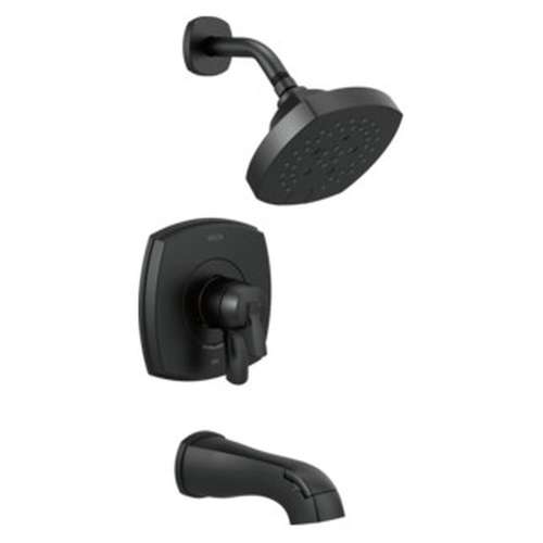 T17476-BL Stryke 17 Series Tub and Shower Only, Matte Black