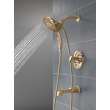 T17489-CZ-PR Tetra 17 Series Tub Shower Trim, Lumicoat Champagne Bronze