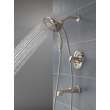 T17489-SS-PR Tetra 17 Series Tub Shower Trim, Lumicoat Stainless