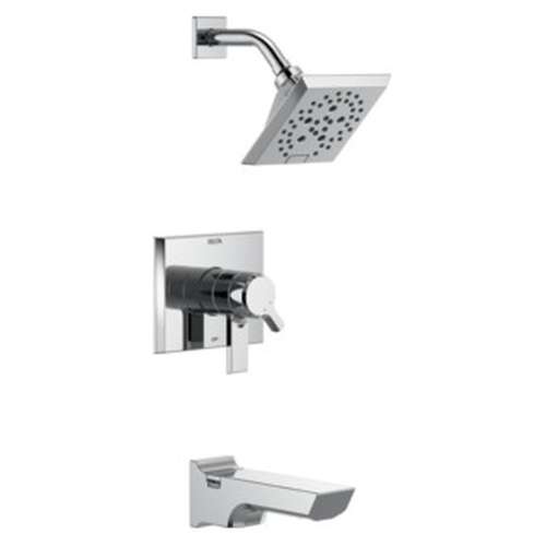 T17499-PR Pivotal Monitor 17 Series H2Okinetic Tub and Shower Trim, Lumicoat Chrome