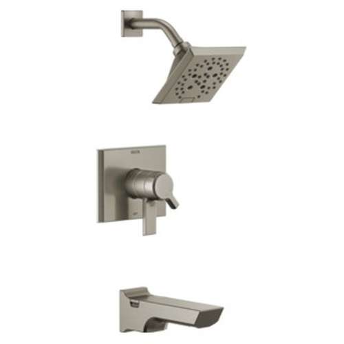 T17499-SS-PR Pivotal Monitor 17 Series H2Okinetic Tub and Shower Trim, Lumicoat Stainless