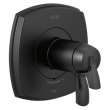 T17T076-BL Stryke 17 Thermostatic Valve Only, Matte Black