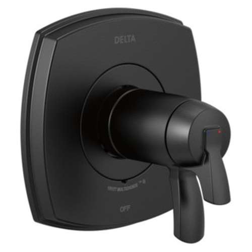 T17T076-BL Stryke 17 Thermostatic Valve Only, Matte Black