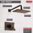 T17T253-RB-WE Vero TempAssure 17T Series Shower Trim, Venetian Bronze