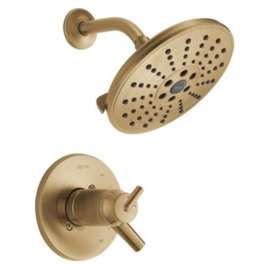 T17T259-CZH2O Trinsic TempAssure 17T Series H2Okinetic Shower Trim, Champagne Bronze