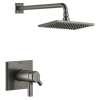 T17T299-KS-PR Pivotal TempAssure 17T Series H2Okinetic Shower Trim, Lumicoat Black Stainless