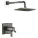 T17T299-KS-PR Pivotal TempAssure 17T Series H2Okinetic Shower Trim, Lumicoat Black Stainless