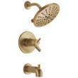 T17T459-CZH2O Trinsic TempAssure 17T Series H2Okinetic Tub & Shower Trim, Champagne Bronze